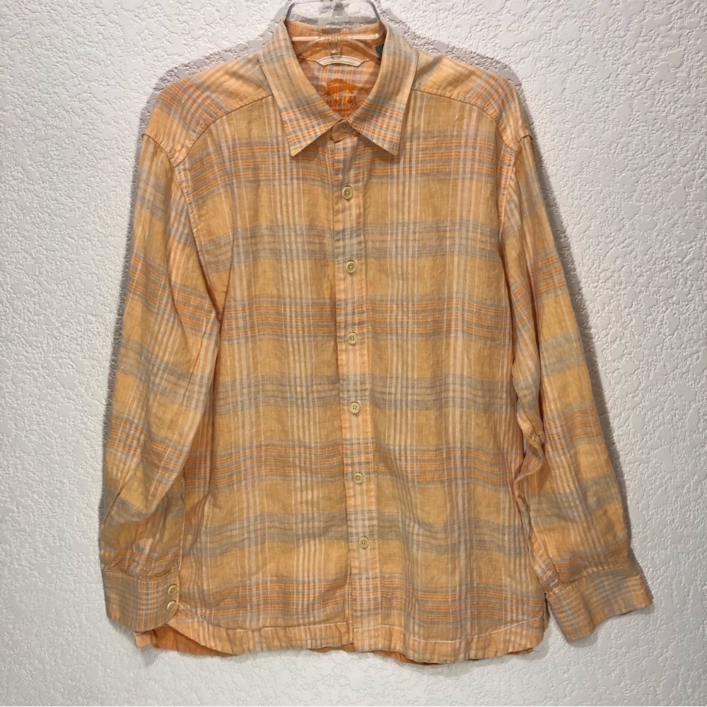 Tommy Bahama Plaid Button Front Shirt